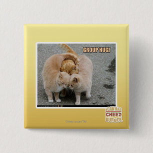 group hug 2 inch square button