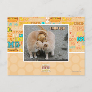 group hug postcard