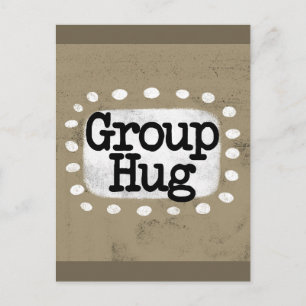 Group Hug Postcard