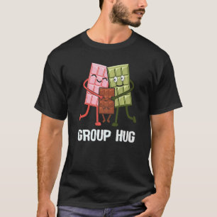 Group Hug Smores Chocolate Camping T-Shirt