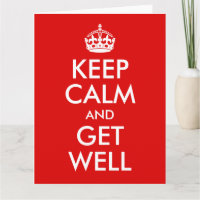 Group Keep Calm and Get Well