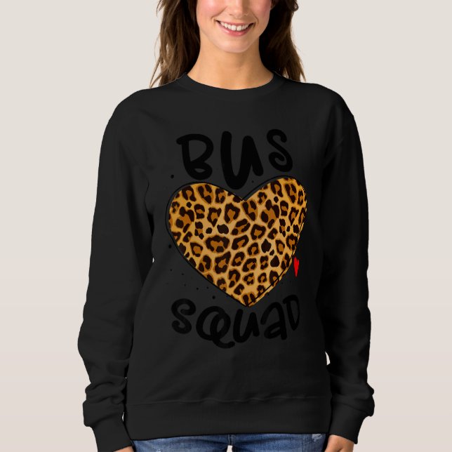 Group Matching Bus Squad Back To School For Driver Sweatshirt (Front)