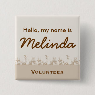 Group Name Tags 2 Inch Square Button