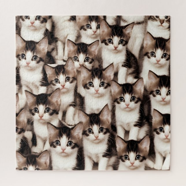Group of cute kittens jigsaw puzzle (Vertical)