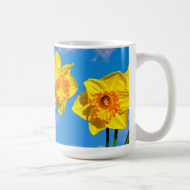 Group of Daffodils Gold Medal flowers Mug (Right)