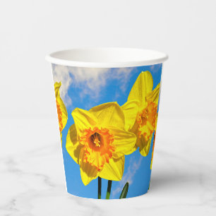 Group of Daffodils Gold Medal flowers Paper Cups