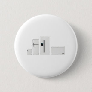 Group of four different refrigerators 2 inch round button
