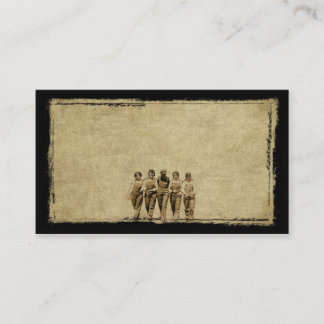 Group Of Gals- Prim Biz Cards