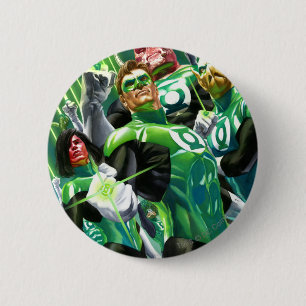 Group of Green Lanterns 2 Inch Round Button