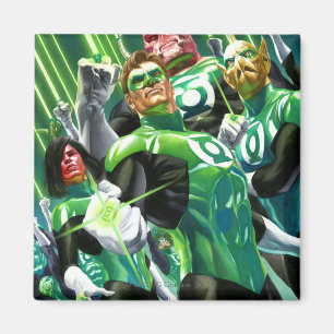 Group of Green Lanterns Magnet