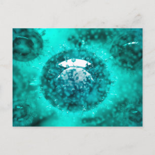 Group Of H5N1 Virus With Glassy View 2 Postcard