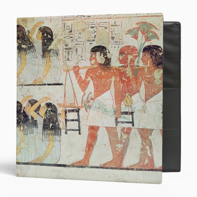 Group of mourners in the funeral procession binder (Front/Inside)