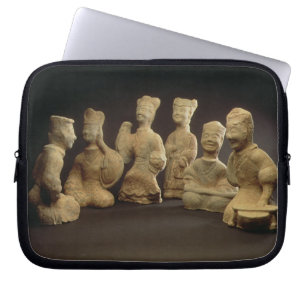 Group of Musicians, Dancers and Servants (terracot Laptop Sleeve