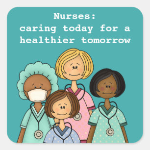 Group of Nurses Nurses Day   Nurses Week Stickers