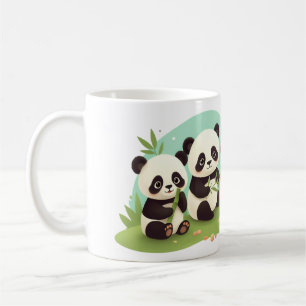 Group Of Pandas Coffee Mug