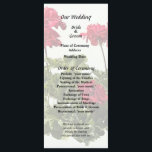 Group of Red Geraniums Program<br><div class="desc">If you love geraniums these beautiful "Group of Red Geraniums" wedding supplies would be a perfect choice. Choose from cards,  magnets,  labels. Can be used for a wedding,  engagement party or anniversary party.</div>