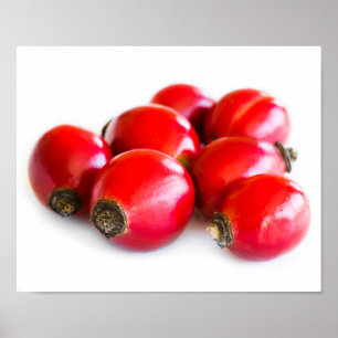Group of ripe briar berries poster