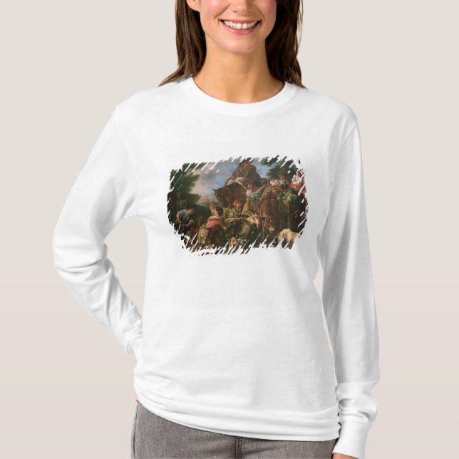 Group of shepherds with a horse T-Shirt (Front)
