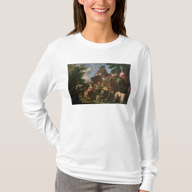 Group of shepherds with a horse T-Shirt (Front)