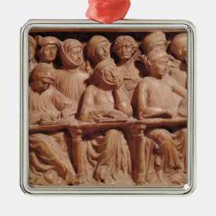 Group of Students from Bologna Metal Ornament