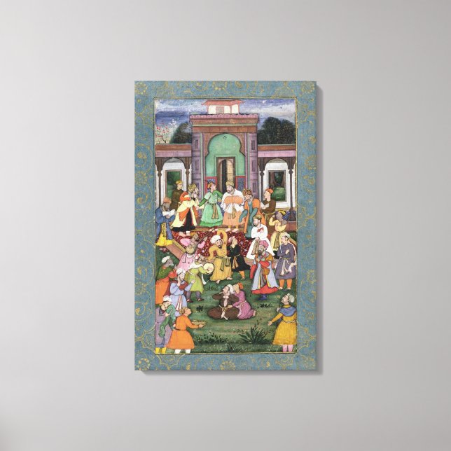 Group of Whirling Dervishes, from the Large Clive Canvas Print (Front)