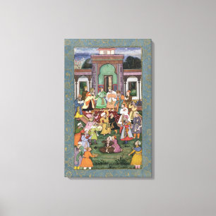 Group of Whirling Dervishes, from the Large Clive Canvas Print