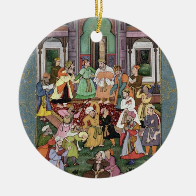 Group of Whirling Dervishes, from the Large Clive Ceramic Ornament (Front)