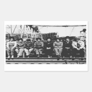 Group of Women Welders During World War Two Sticker