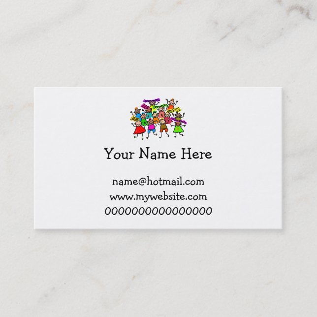 Group Photo Business Card (Front)