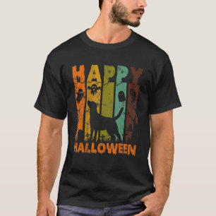 Group Pyjamas Matching Halloween Costume Retro Lab T-Shirt