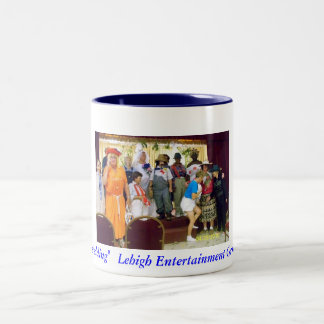 group shot, "Mock Wedding" Lehigh Entertainme... Two-Tone Coffee Mug