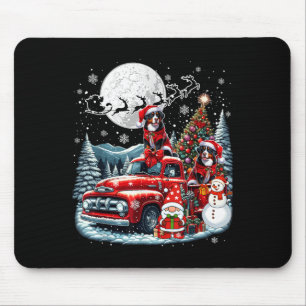 Group Xmas Gnome Santa Entlebucher Mountains On Ck Mouse Pad