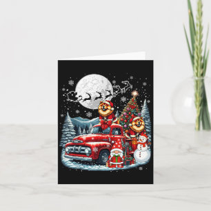 Group Xmas Gnome Snowman Santa Chow Chows On Ckup  Card