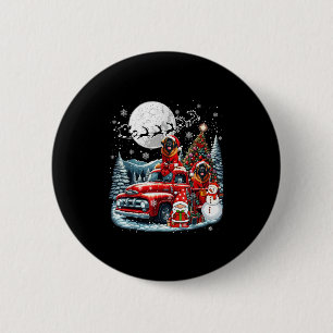 Group Xmas Gnome Snowman Santa Leonbergers On Ckup 2 Inch Round Button