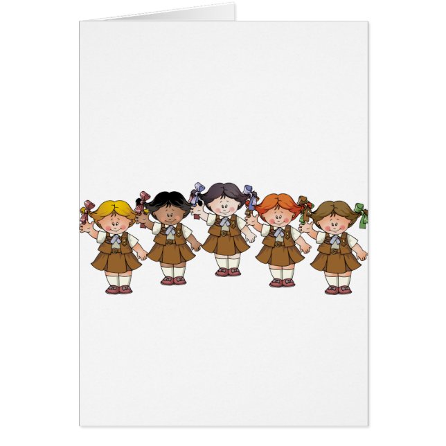 Groupe de "brownie" (Devant)