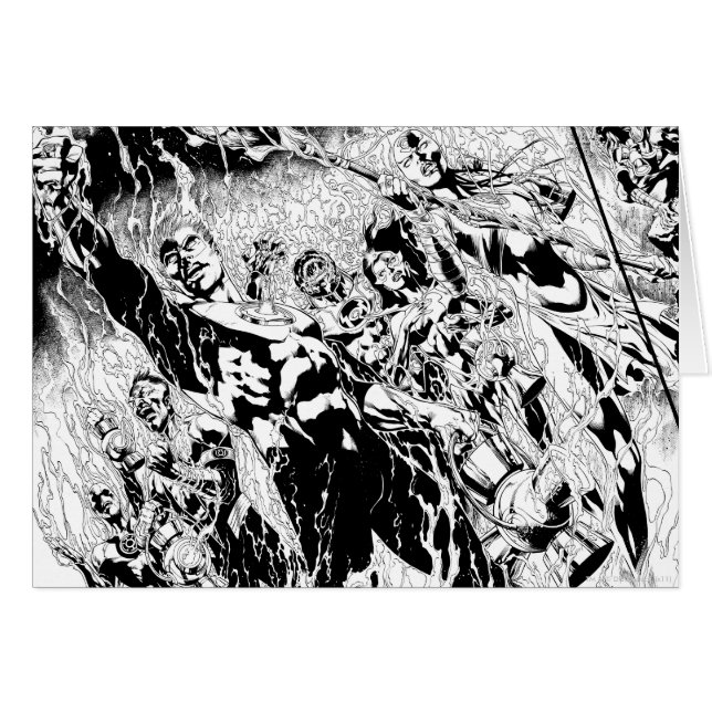 Groupe de lanternes vertes (Devant horizontal)