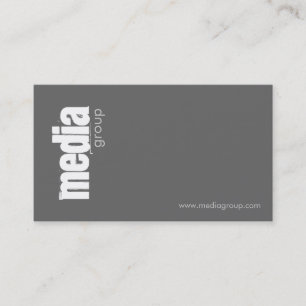 Groupe de médias - cartes de visite
