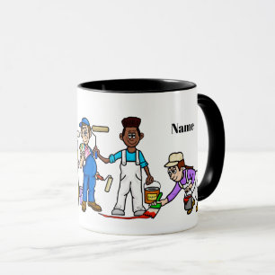 Groupe de peintres professionnels Mug