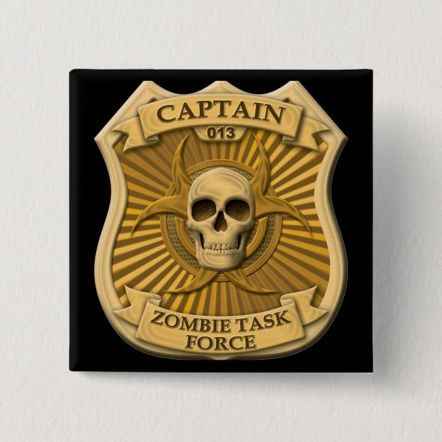 Groupe de travail de zombi - capitaine Badge (Devant)