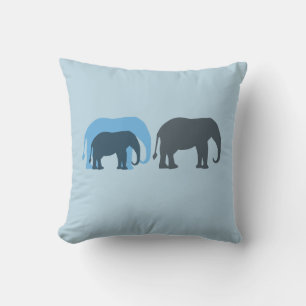 Groupe d'éléphants Coussin américain MoJo