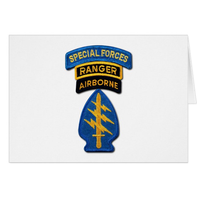 Groupe des forces spéciales Green Berets FC SFG SO (Devant horizontal)