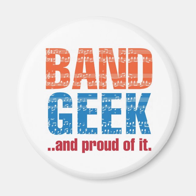 "Groupe Geek...et proud of it" Aimant (Devant)