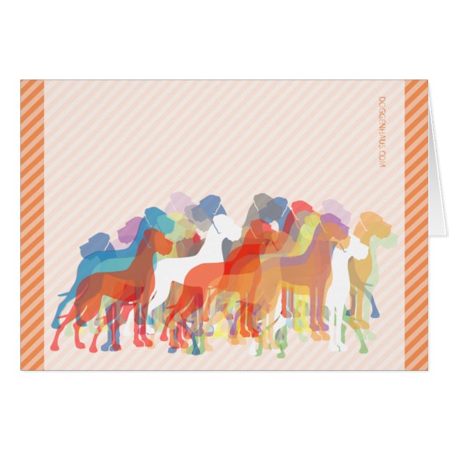 Groupe Great Dane moderne (Devant Horizontal)