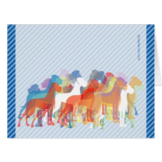 Groupe Great Dane moderne (Devant horizontal)