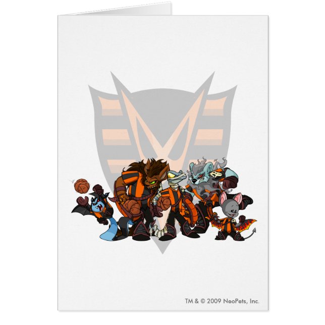 Groupe hanté par équipe en bois (Devant)