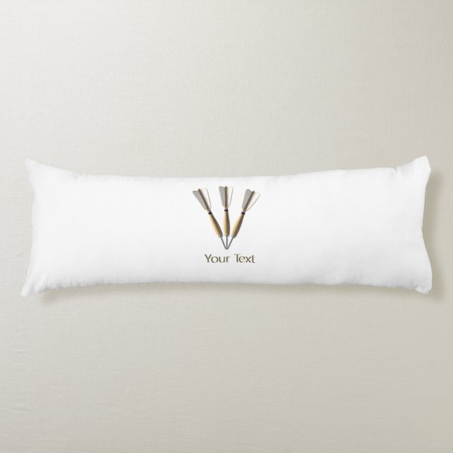 Grouped Dart Design Body Pillow (Front)