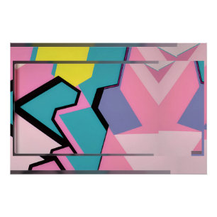 Grouped Memphis Design Poster