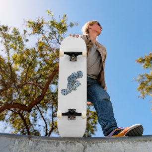 Grouper - Abstract Design - Cut out of a photo Skateboard