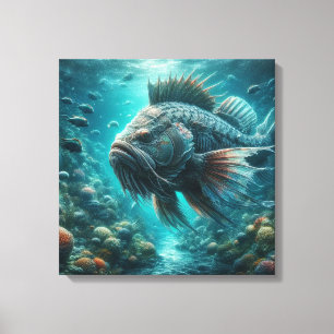 Grouper Canvas Print