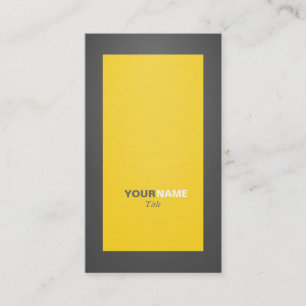 Groupon Caution Yellow Business Card